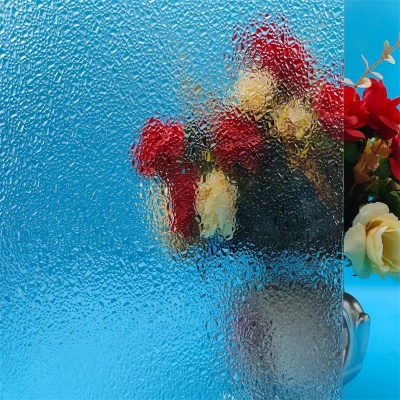 ultra clear diamond pattern glass panel