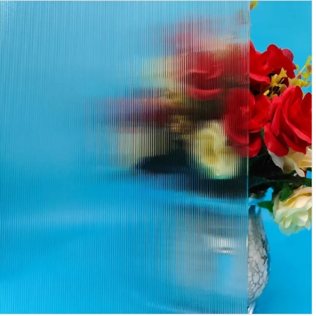 Pattern Glass Design Striped Pattern