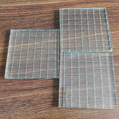 clear wired glass panels