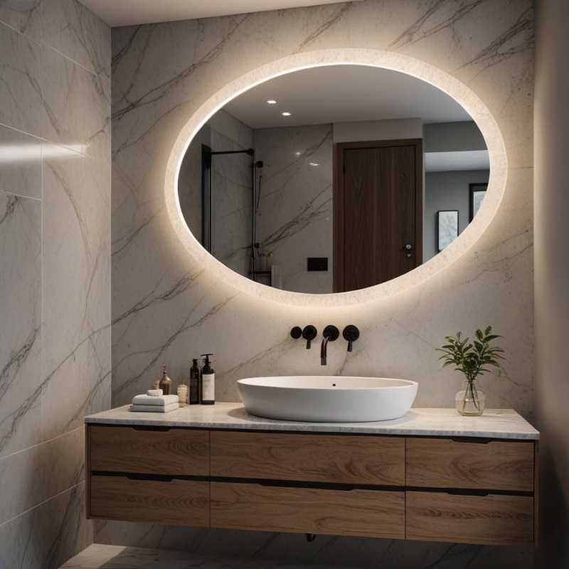 Smart LED mirrors can have touch controls