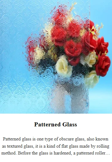 Pattern Glass: An Artistic Carrier Interwoven with Light, Shadow, and Texture