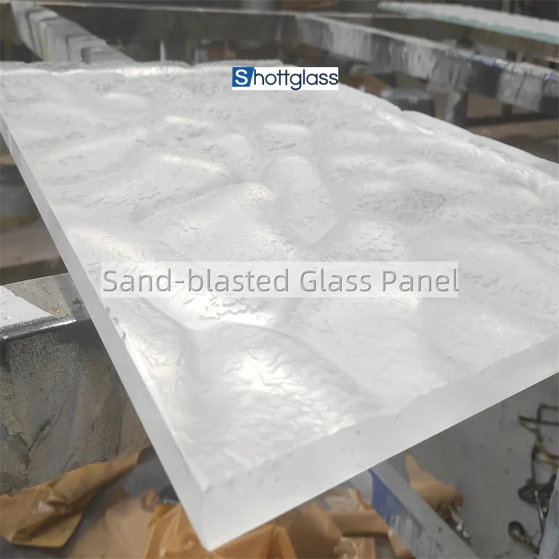 frosted window panel