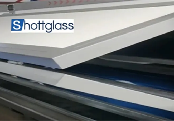 transparent glass sheet