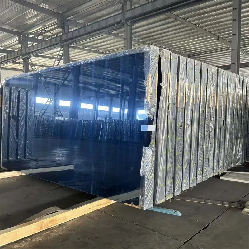 silver floor length mirror
